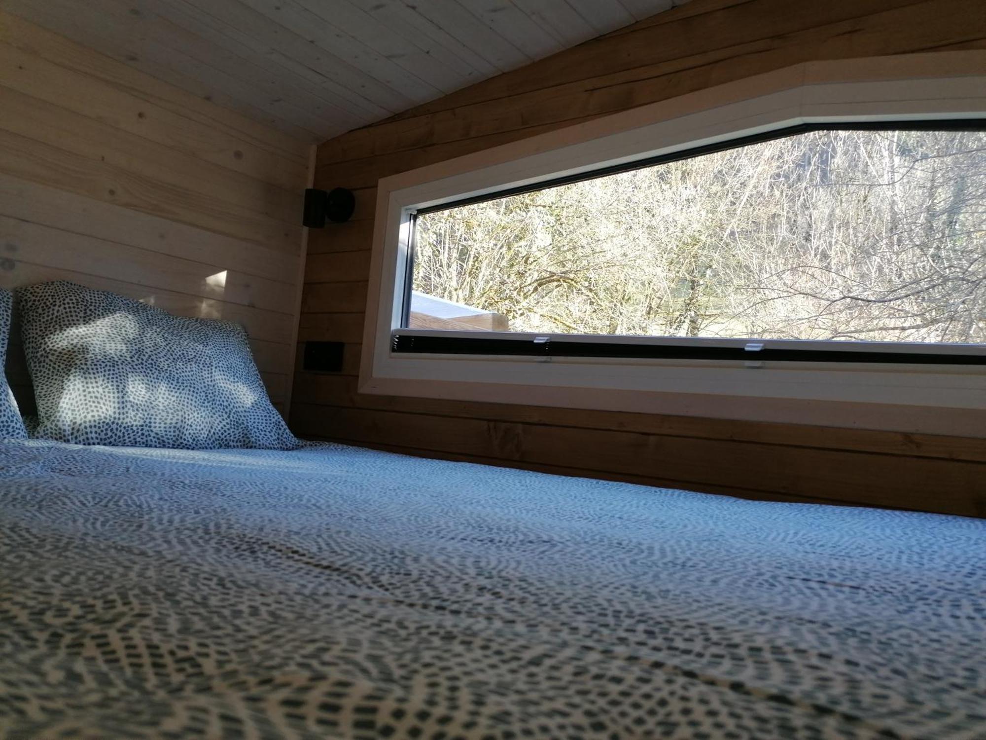 Camping Le Trejeux - Petit Chalet Thones Bagian luar foto